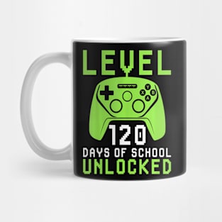 120 Days Of School For Kids Video Gamer  Girl Mug